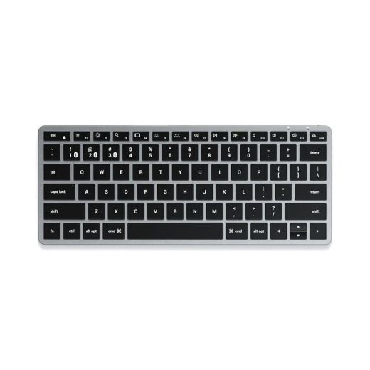 Бездротова клавіатура Satechi Slim X1 Bluetooth Backlit Keyboard Space Gray (ST-BTSX1M)