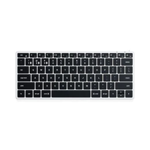 Беспроводная клавиатура Satechi Slim X1 Bluetooth Backlit Keyboard Silver (ST-BTSX1S)