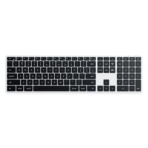 Бездротова клавіатура Satechi Slim X3 Bluetooth Backlit Keyboard Silver (ST-BTSX3S)