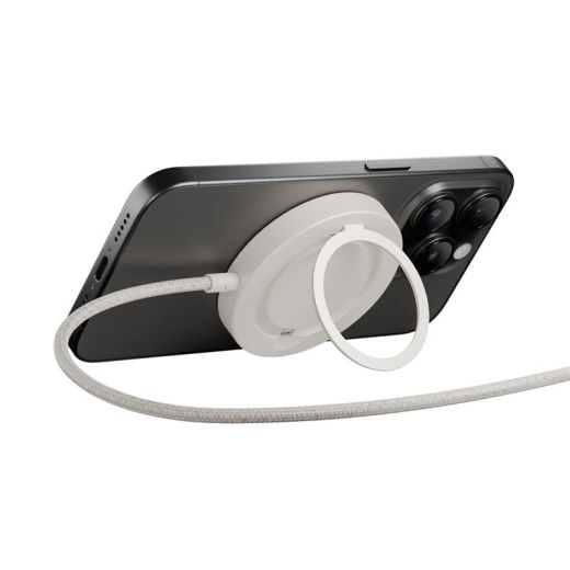 Бездротова зарядка Native Union Snapstand Qi2 Wireless Charger Sandstone (SNST-QI2-SAN)
