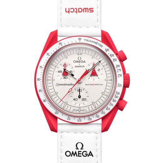 Часы Swatch X Omega MoonSwatch Mission to Mars (SO33R100)
