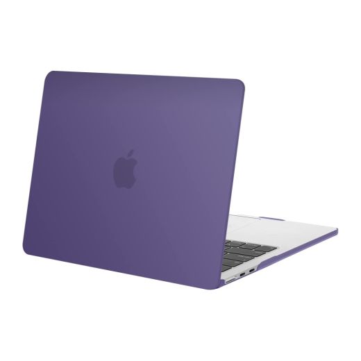 Пластиковый чехол CasePro Soft Touch Matte Purple для MacBook Air 13.6" M4 | M3 | M2 (2025 | 2024 | 2022)