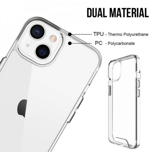 Прозрачный чехол Space Case Clear для iPhone 15 Pro Max