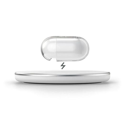 Чехол с карабином Speck Presidio Clear Case Clear/Bright Silver для AirPods 3 (SP-141176-1212)