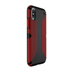  Чехол Speck Presidio Grip Black/Dark Poppy Red (SP-103131-C305) для iPhone X/XS
