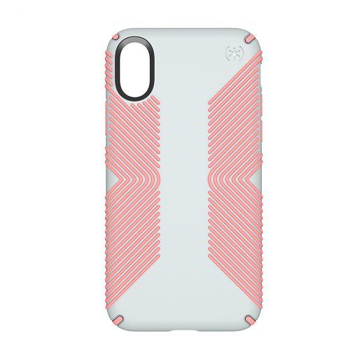  Чехол Speck Presidio Grip Dove Grey/Tart Pink (SP-103131-6584) для iPhone X/XS