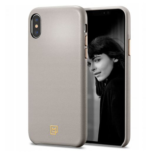 Чехол Spigen La Manon Calin Oatmeal Beige для iPhone XS Max