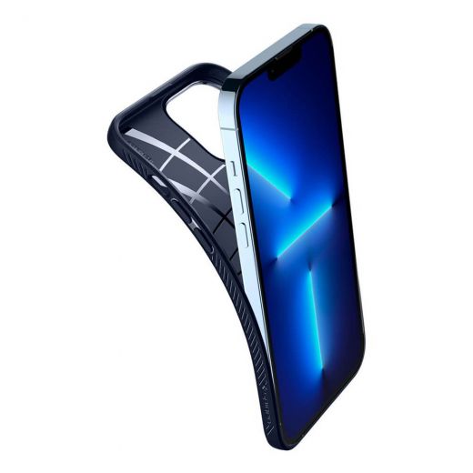 Чехол Spigen Case Liquid Air Navy Blue для iPhone 13 Pro Max (ACS03202)