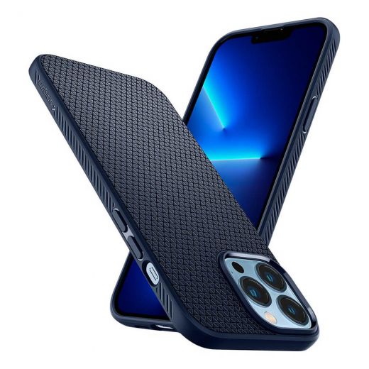 Чохол Spigen Case Liquid Air Navy Blue для iPhone 13 Pro Max (ACS03202)