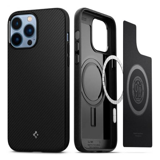 Чехол Spigen Case Mag Armor Matte Black для iPhone 13 Pro Max (ACS03226)