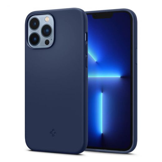 Чохол Spigen Case Silicone Fit Navy Blue для iPhone 13 Pro Max (ACS03230)