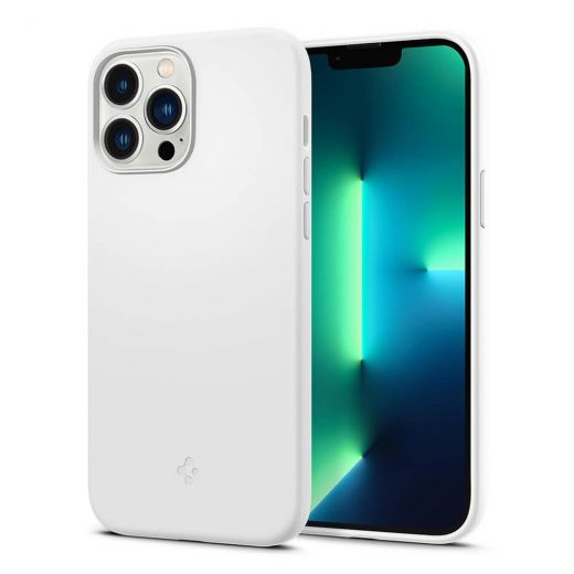 Чохол Spigen Case Silicone Fit White для iPhone 13 Pro Max (ACS03229)