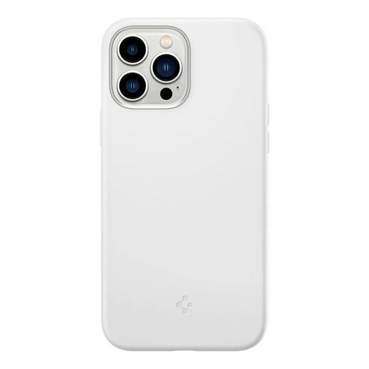 Чехол Spigen Case Silicone Fit White для iPhone 13 Pro Max (ACS03229)