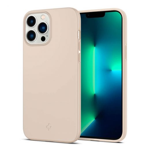 Чехол Spigen Case Thin Fit Sand Beige для iPhone 13 Pro Max (ACS03195)