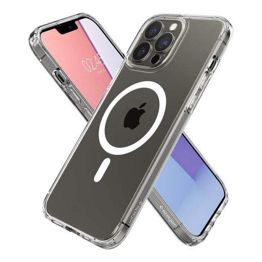Чохол Spigen Case Ultra Hybrid MagSafe Compatible White для iPhone 13 Pro Max (ACS03210)