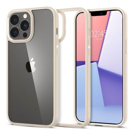 Чохол Spigen Case Ultra Hybrid Sand Beige для iPhone 13 Pro Max (ACS03208)