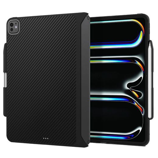 Чехол Spigen Enzo Aramid Black для iPad Pro 11" M4 (2024) (ACS07019)