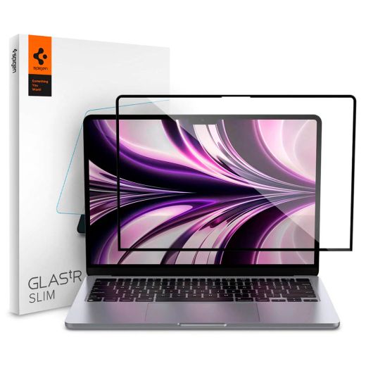 Защитная пленка Spigen Glas.tr slim для MacBook Air 13.6‘ M2 | M3 (2023 | 2024) (AGL05504)