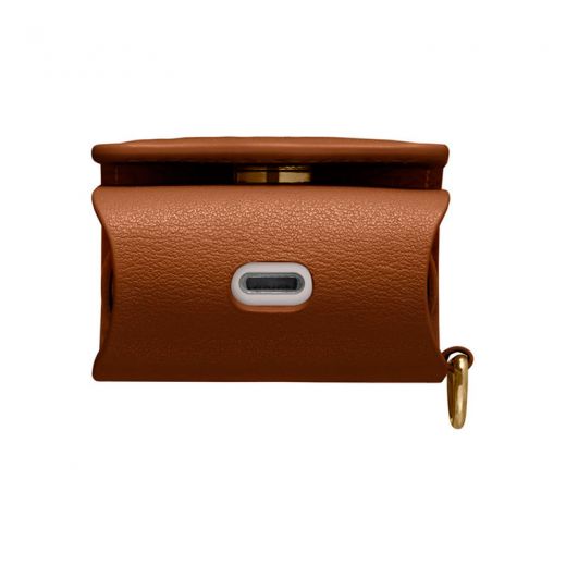 Чохол Spigen La Manon Leather Brown для AirPods