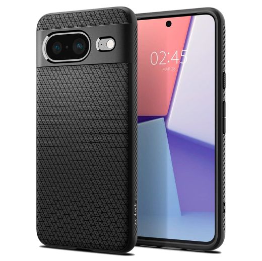 Чехол Spigen Liquid Air Matte Black для Pixel 8 (ACS06274)