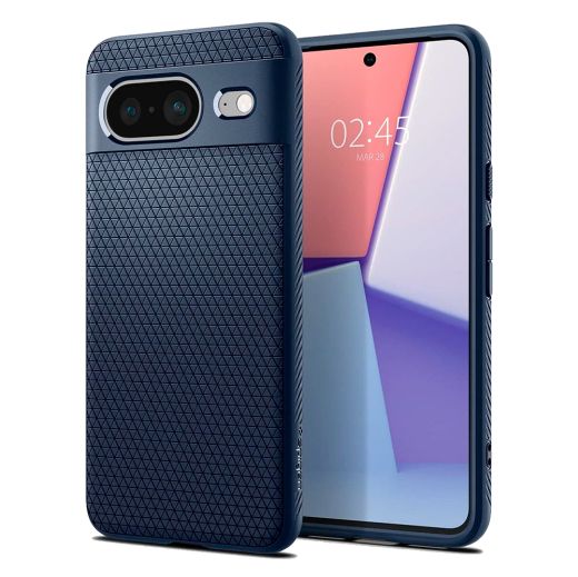 Чехол Spigen Liquid Air Navy Blue для Pixel 8 (ACS06274)