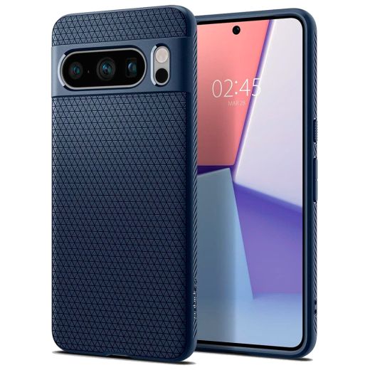 Чехол Spigen Liquid Air Navy Blue для Pixel 8 Pro (ACS06312)