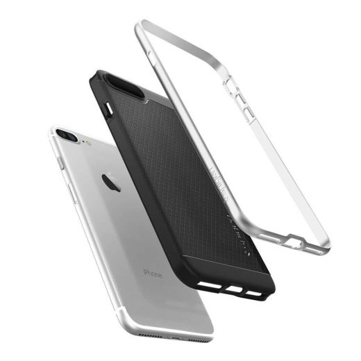 Чохол Spigen Neo Hybrid Satin Silver для iPhone 7 Plus/8 Plus