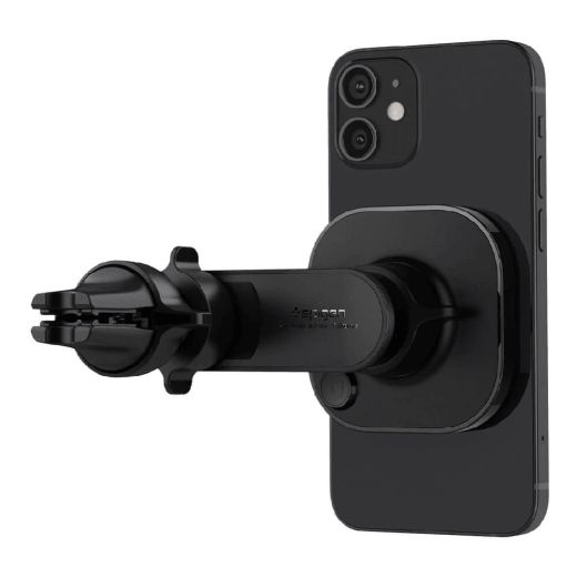 Магнітний автотримач Spigen OneTap Magnetic Car Mount Air Vent (MagFit) (ACP02617)