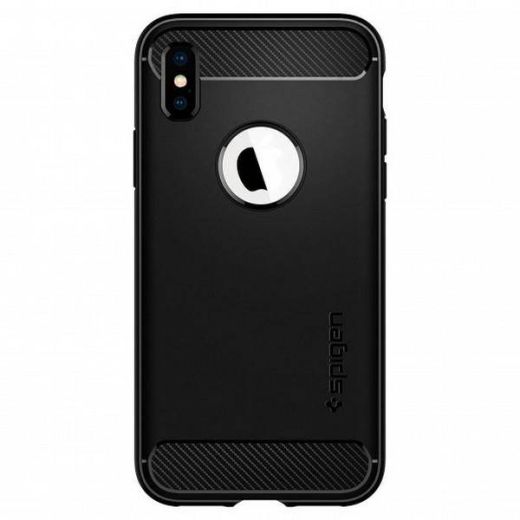 Чохол Spigen Case Rugged Armor Extra Black (057CS22154) для iPhone X | XS