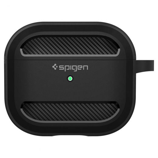 Защитный чехол Spigen Rugged Armor Matte Black для Apple AirPods 3 (ASD01978)