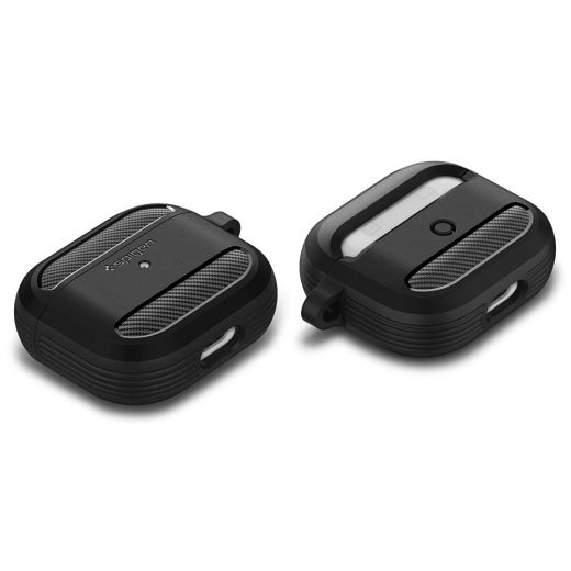 Защитный чехол Spigen Rugged Armor Matte Black для Apple AirPods 3 (ASD01978)