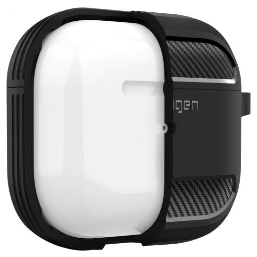 Захисний чохол Spigen Rugged Armor Matte Black для Apple AirPods 3 (ASD01978)