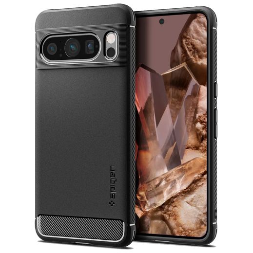 Чохол Spigen Rugged Armor Matte Black для Pixel 8 Pro (ACS06314)