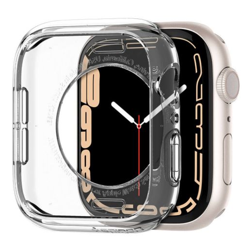 Чехол Spigen Shockproof Slim Cover Case Liquid Crystal для Apple Watch 7 | 6 SE 41mm