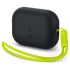 Силиконовый чехол Spigen Silicone Fit Black/Green для Apple AirPods Pro (2 поколение) (ACS05810)