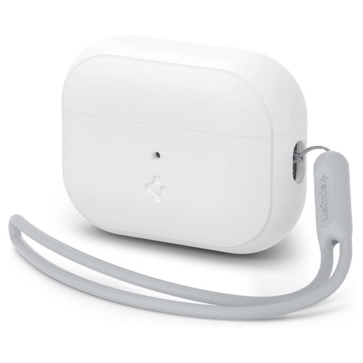 Силиконовый чехол Spigen Silicone Fit White/Gray для Apple AirPods Pro (2 поколение) (ACS05811)