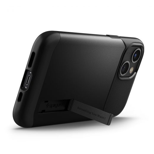 Чехол Spigen Slim Armor Black для iPhone 13 mini (ACS03353)