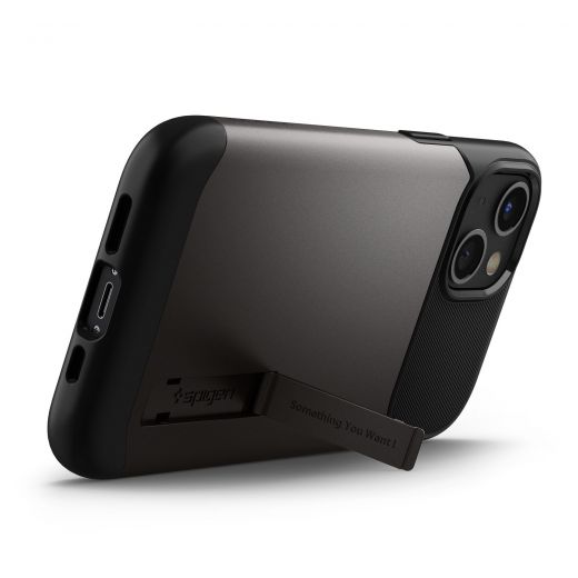 Чохол Spigen Slim Armor Gunmetal для iPhone 13 mini (ACS03354)
