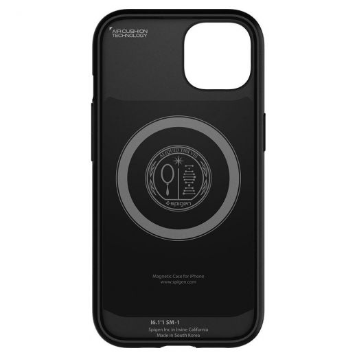 Чехол Spigen Slim Armor Mag Safe Compatible Gunmetal для iPhone 13 (ACS03423)