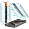 Защитное стекло Spigen Screen Protector EZ FIT GLAS.tR Crystal (2 шт.) для iPhone 15 Pro Max (AGL06872)