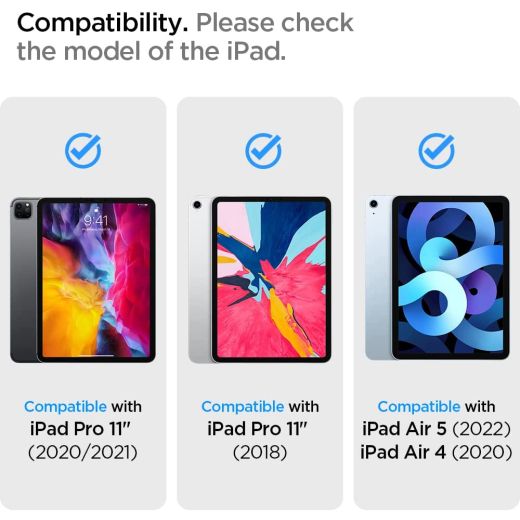 Защитное стекло Spigen Tempered Glass Screen для iPad Air 10.9" 4 | 5 (2020 | 2022) | iPad Pro 11" (2020 | 2021 | 2022) (067GL26363)