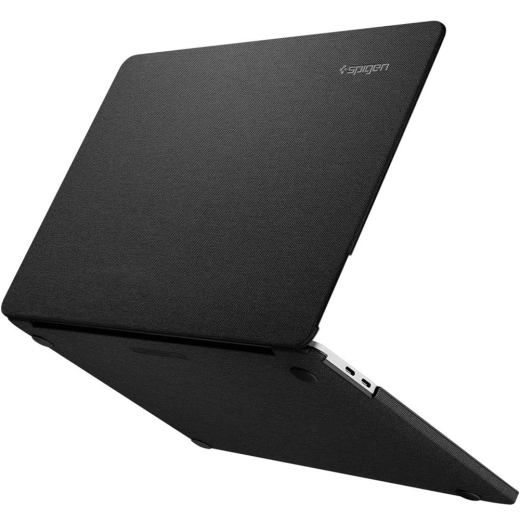 Чехол-накладка Spigen Urban Fit Black для MacBook Pro 13" M1 | M2 (2020 | 2022) (070CS25965)