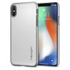 Чохол Spigen Thin Fit Satin Silver для iPhone X/XS