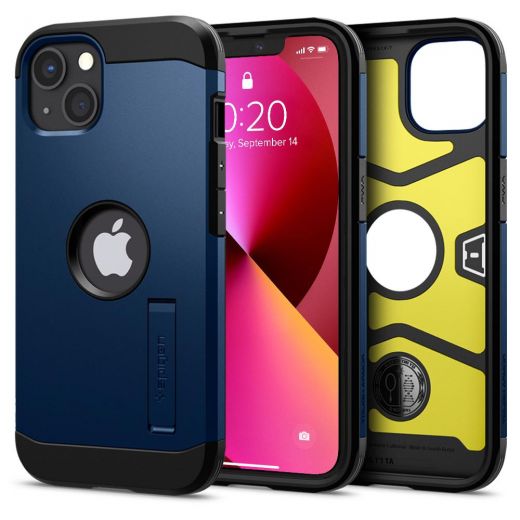 Чехол Spigen Tough Armor Navy Blue для iPhone 13 mini (ACS03333)