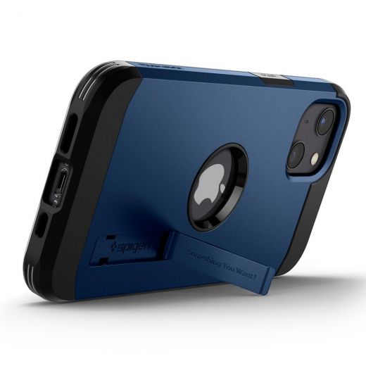 Чехол Spigen Tough Armor Navy Blue для iPhone 13 mini (ACS03333)