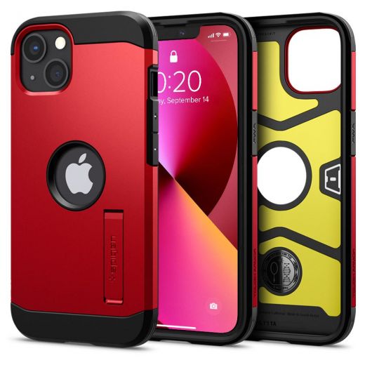 Чехол Spigen Tough Armor Red для iPhone 13 mini (ACS03332)