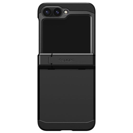Противоударный чехол Spigen Tough Armor Pro Black для Samsung Galaxy Z Flip 6 (ACS07849)
