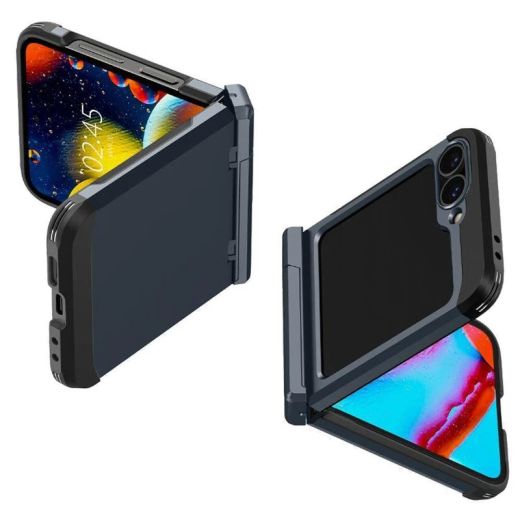Протиударний чохол Spigen Tough Armor Pro Metal Slate для Samsung Galaxy Z Flip 6 (ACS08292)