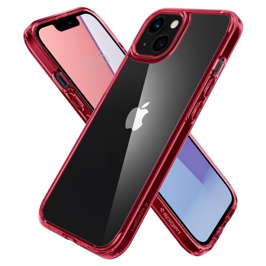 Чехол Spigen Ultra Hybrid Red Crystal для iPhone 13 (ACS03524)