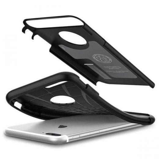 Чохол Spigen Slim Armor Black для iPhone 7 Plus/8 Plus